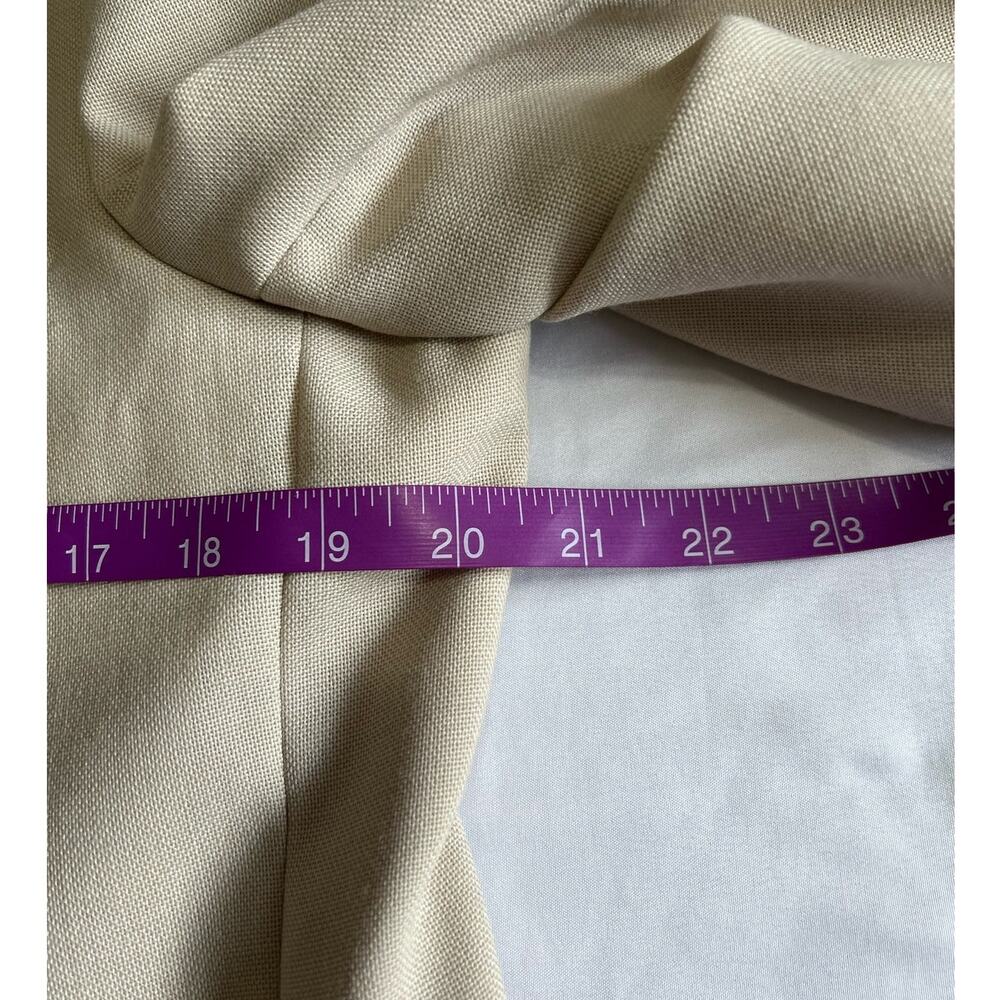 Men’s 42R Khaki Sport Coat Blazer Lightweight Two Button Classic Business Casual - Picture 8 of 10